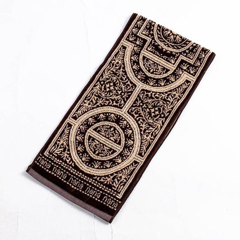 タオル 横浜ナナ NANA フェイスタオル ハーフ ドーム柄 茶ベージュ nn-fth27-S