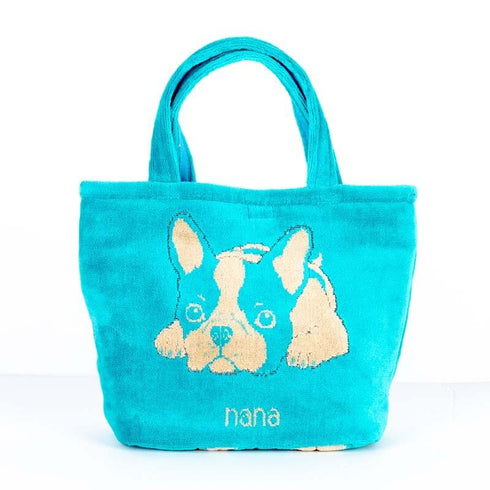 バッグ 横浜ナナ NANA ちょこバッグ フレンチブルドック ターコイズブルーベージュ nn-tyk7-C