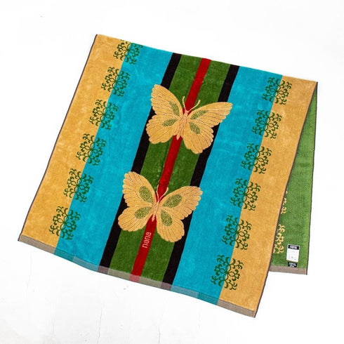 タオル 横浜ナナ NANA バスタオル B蝶 ベージュ nn-bast1-A