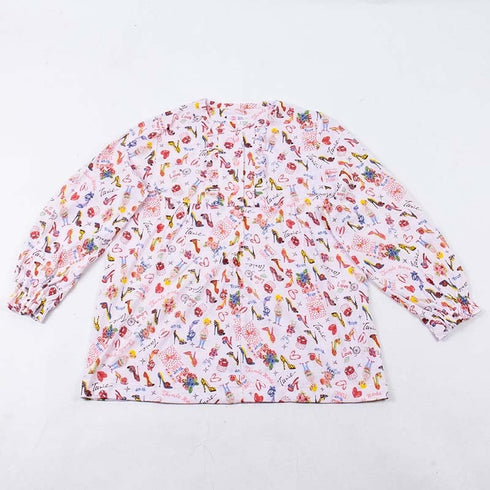 パジャマ TUNIC 60接結・ヒール 半開メローパジャマ ピンク フリーサイズ 26356-A