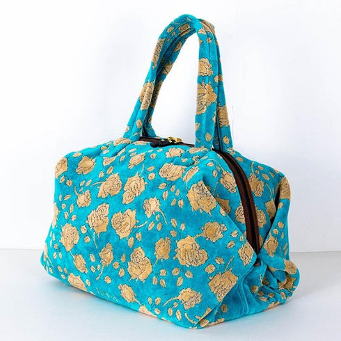 バッグ 横浜ナナ 湘南ナナ NANA ワンデーバッグ ローズ2柄 ターコイズブルーベージュ nn-OD2-C