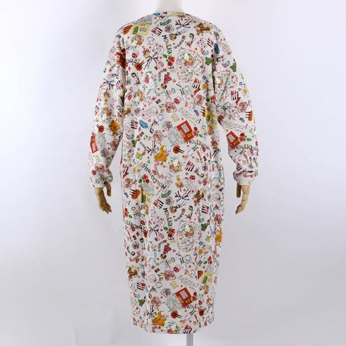 【送料無料】ワンピース TUNIC パイル裏起毛・ムーランCOCO スリットワンピース フリーサイズ ベージュ杢 43479-B