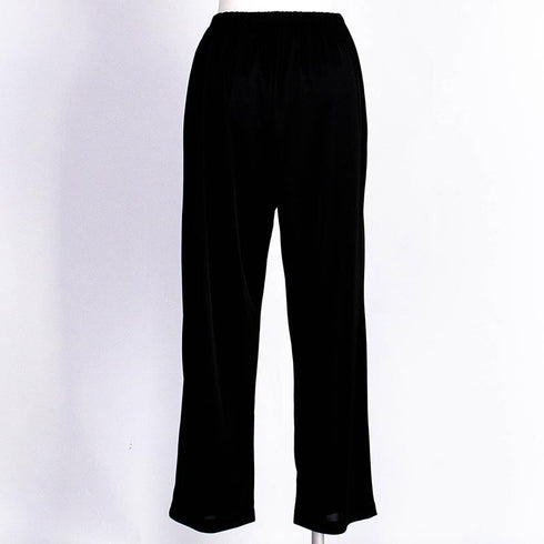 ボトム TUNIC ラピア無地・単品パンツ クロ フリーサイズ 3002-C