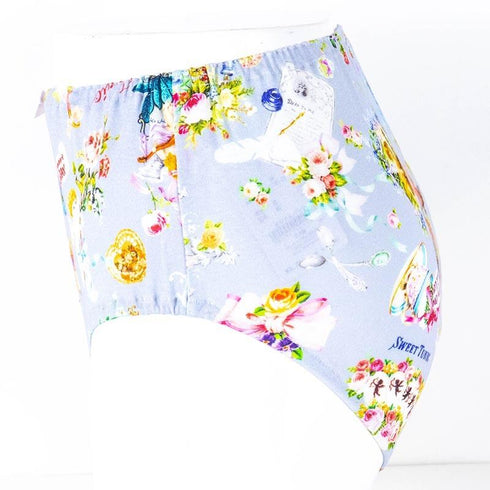 ショーツ 下着 TUNIC 50強撚フライス・ハピネスドリーム オヤスミパンツ グレー サイズL 1145L-C