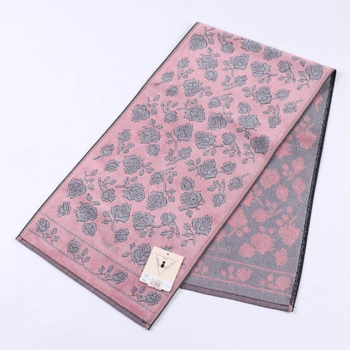 タオル 横浜ナナ NANA スポーツタオル ローズ2 ピンクグレー nn-spt29
