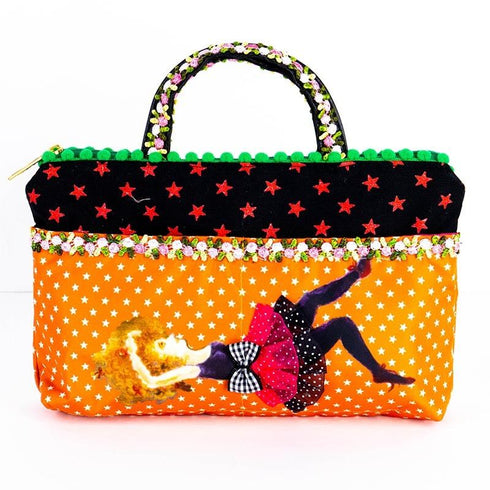 バッグ TUNIC 鴨居キャラ星のダンサーのバッグinBag オレンジ 19282-A