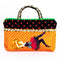 バッグ TUNIC 鴨居キャラ星のダンサーのバッグinBag オレンジ 19282-A