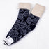 ソックス fromF モコモコソックス 葉 ネイビー サイズL 40-42 (26ー28.5cm)TV091LNV