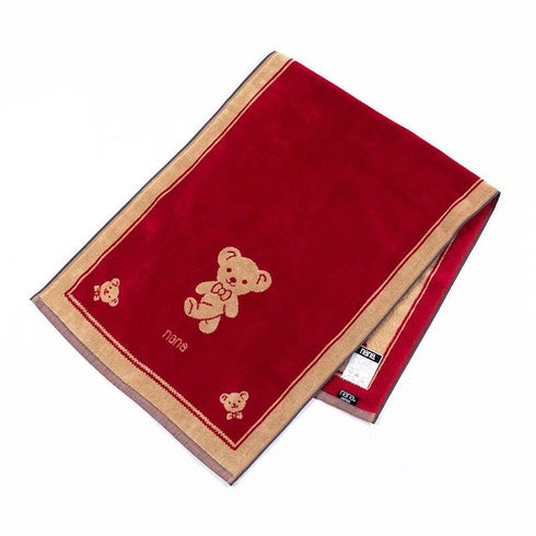 タオル 横浜ナナ 湘南ナナ NANA フェイスタオル ベア アカベージュ nn-ft18