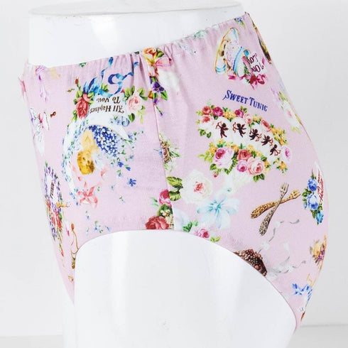 ショーツ 下着 TUNIC 50強撚フライス・ハピネスドリーム オヤスミパンツ ピンク サイズL 1145L-A