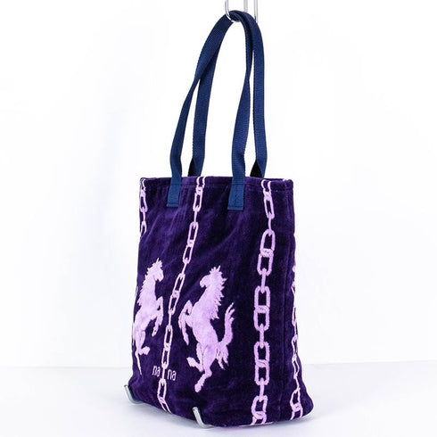 バッグ 横浜ナナ NANA ショルダーバッグ ホース 紺パープル nn-sb21