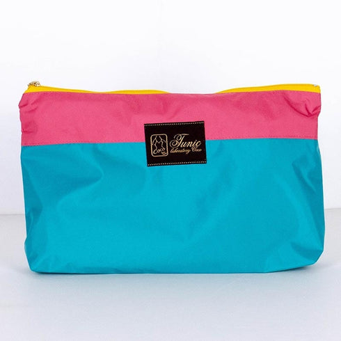 バッグ TUNIC タフタ転写プリント ロンドンカフェのバッグinBag(ポーチ付き) 17421-A