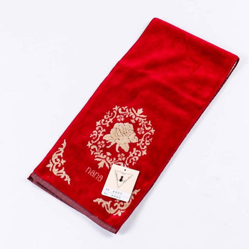 タオル 横浜ナナ NANA フェイスタオル ハーフ ローズ3 アカベージュ nn-fth12-E