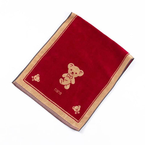 タオル 横浜ナナ 湘南ナナ NANA フェイスタオル ベア アカベージュ nn-ft18