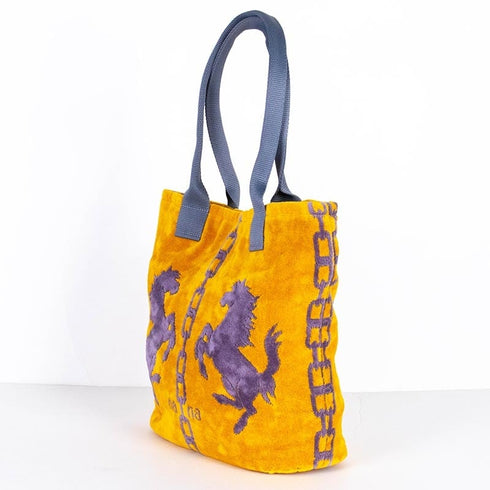 バッグ 横浜ナナ 湘南ナナ NANA H1バッグ ホース イエローグレー nn-H1-27D