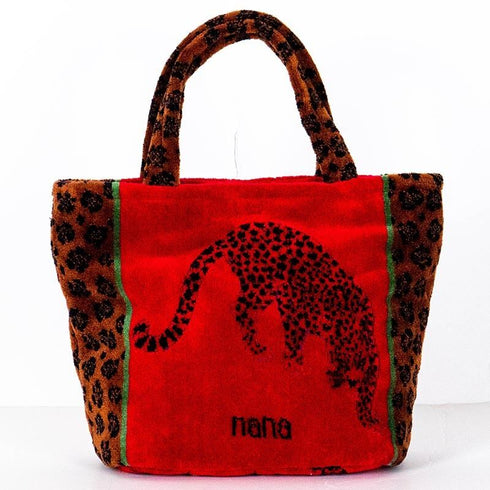 バッグ 横浜ナナ 湘南ナナ NANA ちょこバッグ ジャガー柄 アカ nn-tyk13-B