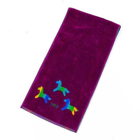 タオル 横浜ナナ 湘南ナナ NANA スポーツタオル ポニー柄 パープル多色 nn-spt252