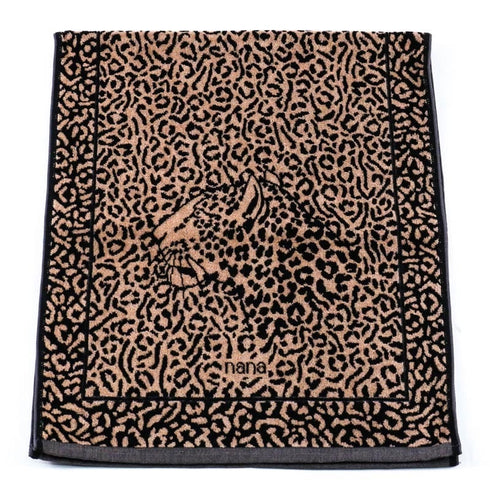 タオル 横浜ナナ NANA フェイスタオル ジャガー2 ベージュクロ nn-ft7-A