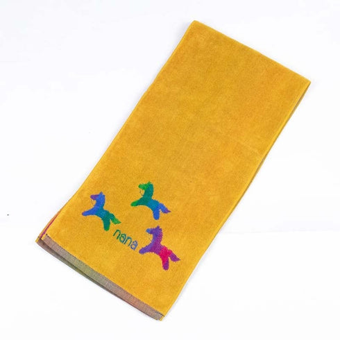 タオル 横浜ナナ 湘南ナナ NANA フェイスタオル ハーフ ポニー イエロー多色 nn-fth21-A