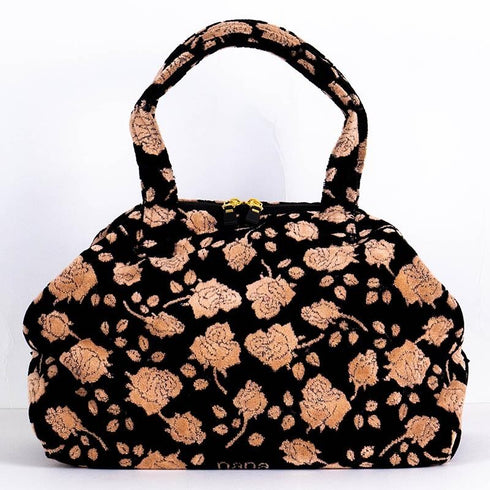 バッグ 横浜ナナ 湘南ナナ NANA ワンデーバッグ ローズ2柄 クロベージュ nn-OD2-A