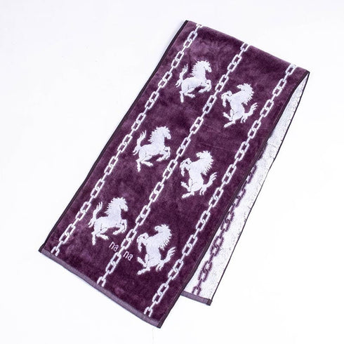 タオル 横浜ナナ 湘南ナナ NANA スポーツタオル ホース グレーシロ nn-spt177