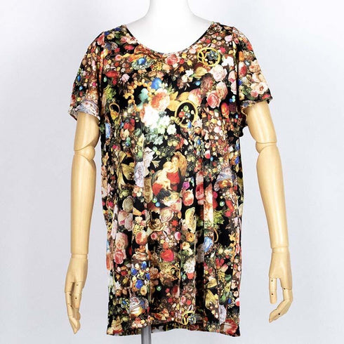 チュニック TUNIC ビスコラピア サフィーネ クロ フレンチチュニック フリーサイズ 5072-B