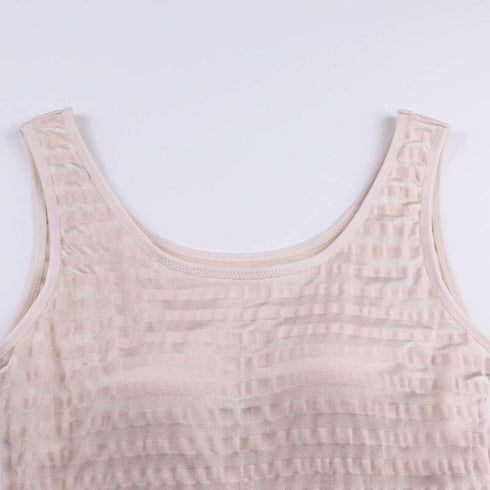 ブラシャツ TUNIC【定番】 サッカーボーダー ブラシャツ ベージュ フリーサイズ 9315-C