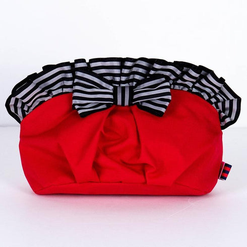 ポーチ TUNIC ★カーラのフリルポーチ アカ 18170-F