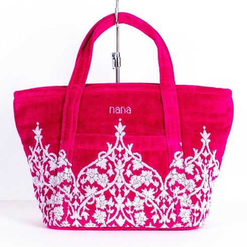 バッグ 横浜ナナ 湘南ナナ NANA トートバッグ小 インディア ピンクシロ nn-tts7A