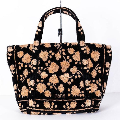 バッグ 横浜ナナ 湘南ナナ NANA トートバッグ小 ローズ2柄 クロベージュ nn-tts10A