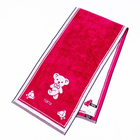 タオル 横浜ナナ 湘南ナナ NANA スポーツタオル ベア アカシロ nn-spt197