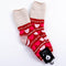 ソックス fromF モコモコソックス カラスタ/フィッシュ レッド サイズM 36-38 (22.5ー25cm)TV101MRD