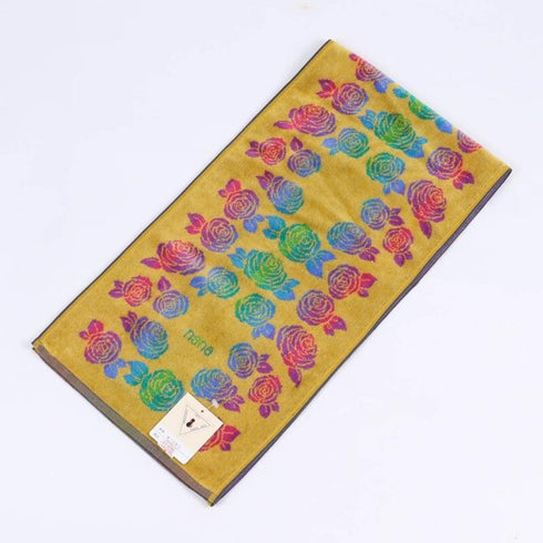 タオル 横浜ナナ NANA スポーツタオル リトルローズ イエロー多色