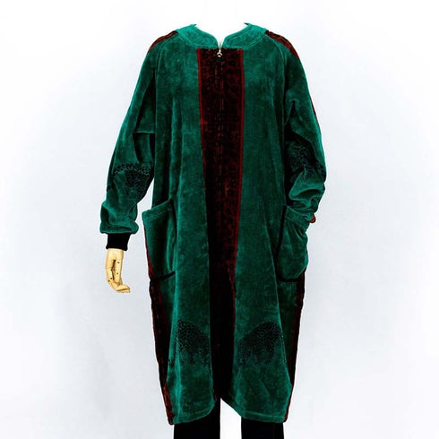 ガウン 横浜ナナ 湘南ナナ NANA ルームウェア  サイズL ジャガー グリーン nn-gwn2B