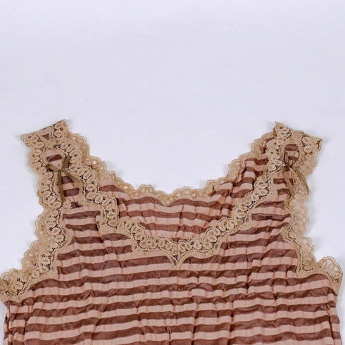 ランニング 下着 TUNIC【定番】サッカーボーダー ランニングシャツ モカ 9009-E