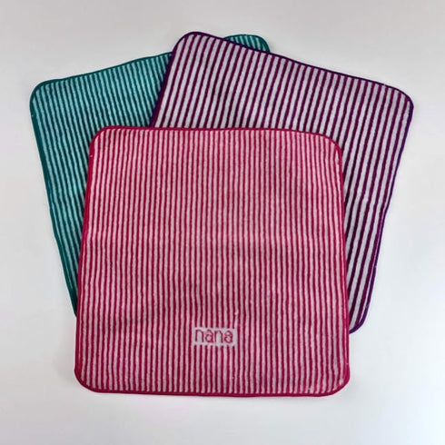 ハンドタオル 横浜ナナ 湘南ナナ NANA ハンドタオル 3枚セット ストライプ nn-hm-st