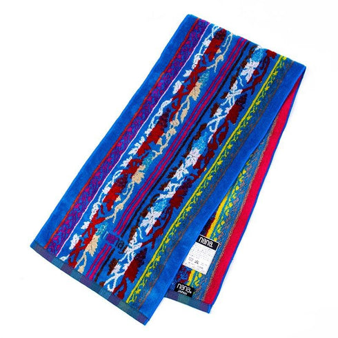 タオル 横浜ナナ 湘南ナナ NANA フェイスタオル ハーフ ブドウ ブルー多色 nn-fth30-G