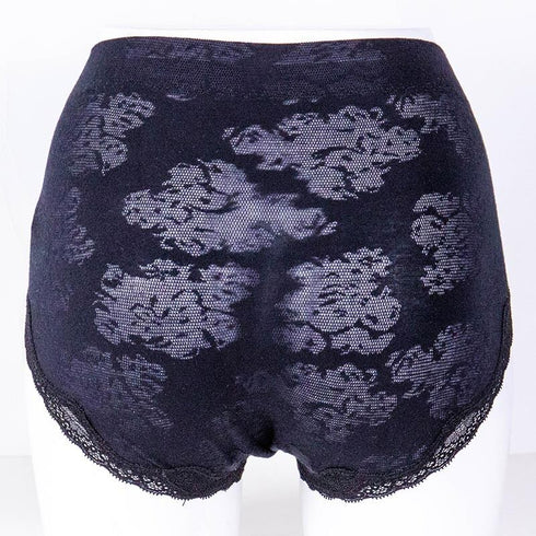 ショーツ 下着 TUNIC モダールメッシュ/プレミアムスムージー キレイフィットショーツ クロ 2136L-D