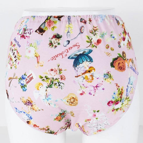 ショーツ 下着 TUNIC 50強撚フライス・ハピネスドリーム オヤスミパンツ ピンク サイズL 1145L-A