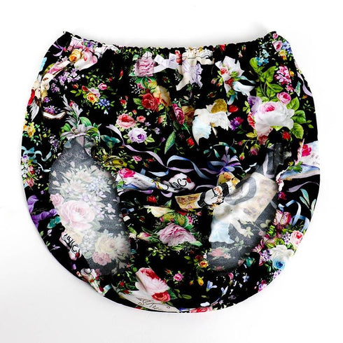 ショーツ 下着 TUNIC ビスコラピア・シャイニーデイ オヤスミパンツ クロ 1133L-D