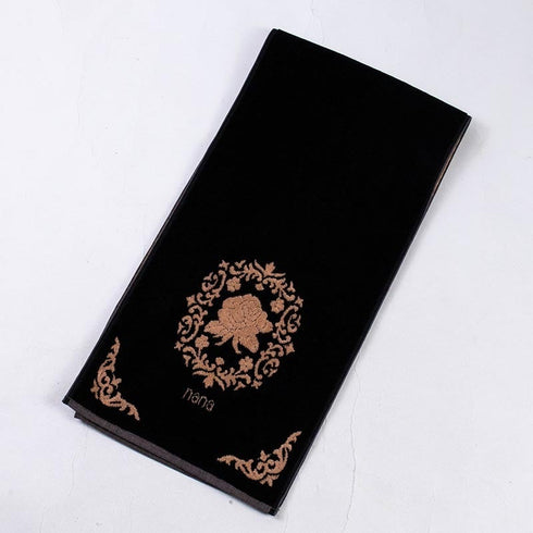 タオル 横浜ナナ NANA スポーツタオル ローズ3柄 クロベージュ nn-spt228