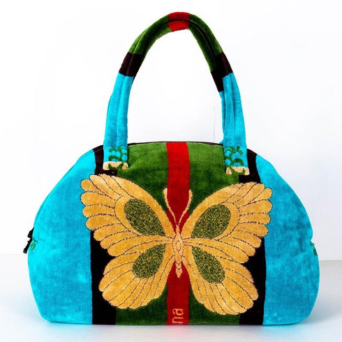 バッグ 横浜ナナ 湘南ナナ NANA ワンデーバッグ B蝶柄 ベージュ nn-OD1-A