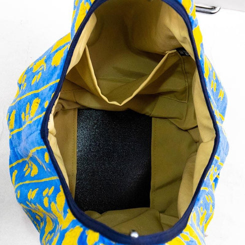 バッグ 横浜ナナ 湘南ナナ NANA Kバッグ ローズ2柄 ブルーイエロー nn-k59