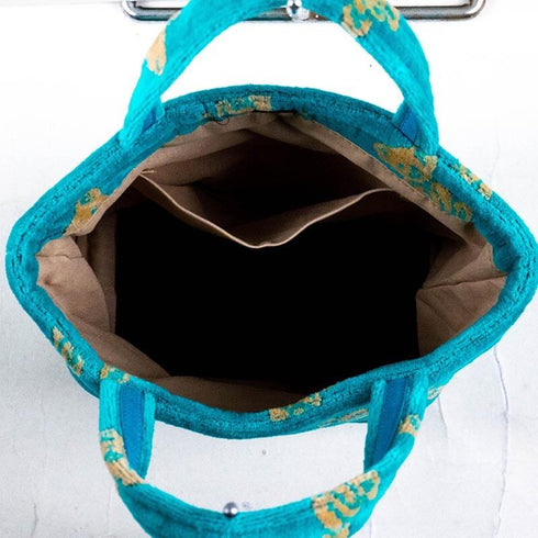 バッグ 横浜ナナ 湘南ナナ NANA ちょこバッグ ナナベア柄 ターコイズブルーベージュ nn-tyk10-A