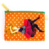 ポーチ TUNIC 鴨居キャラ星のダンサーのメッシュミニポーチ オレンジ 19284-A