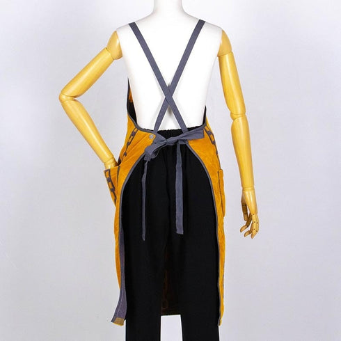 エプロン 横浜ナナ 湘南ナナ NANA DXエプロン ホース イエローグレー nn-dxeps21F