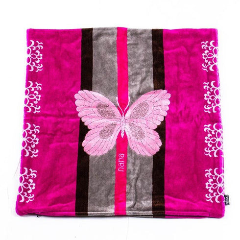 クッションカバー 横浜ナナ 湘南ナナ  NANA B蝶 ピンク nn-CC1-D