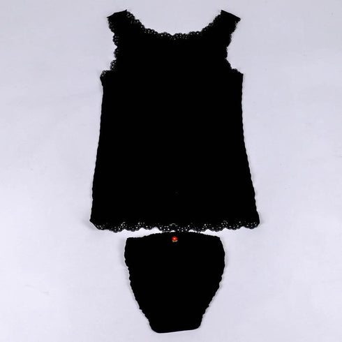 ランニング 下着 TUNIC【定番】サッカーボーダー ランニングシャツ クロ フリーサイズ 9009-D