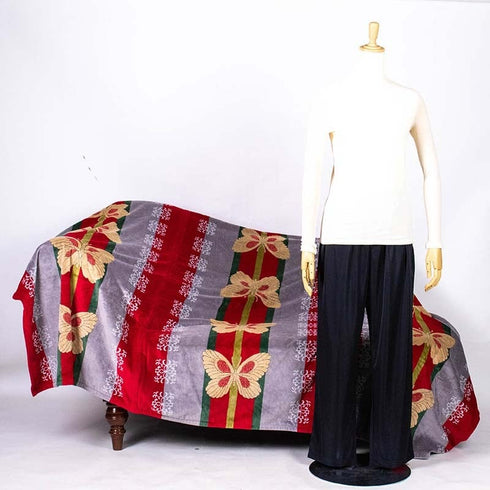 タオル 横浜ナナ NANA タオルケット B蝶 アカ nn-ket1-E