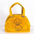 バッグ 横浜ナナ NANA ボストンバッグ プードル柄 イエローグレーライン nn-btm64-A